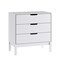 Emma and Oliver Samuel Kids Triple-Drawer Dresser with Solid Wood Frame, Chest of Drawers for Kids Bedroom